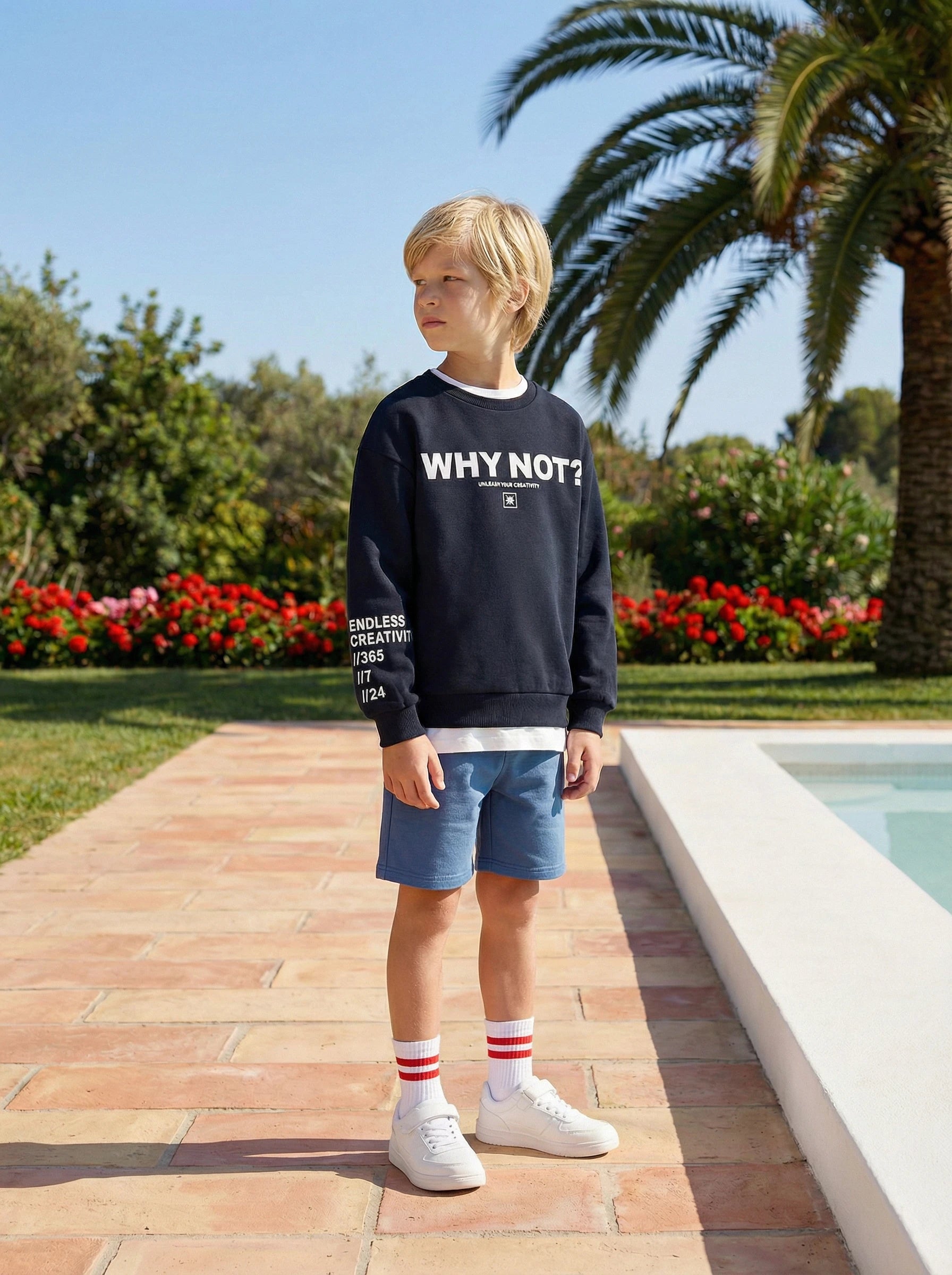 Kids Graphic Crewneck Sweatshirt