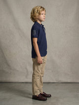 Kids Embroidered Detail Polo T-Shirt