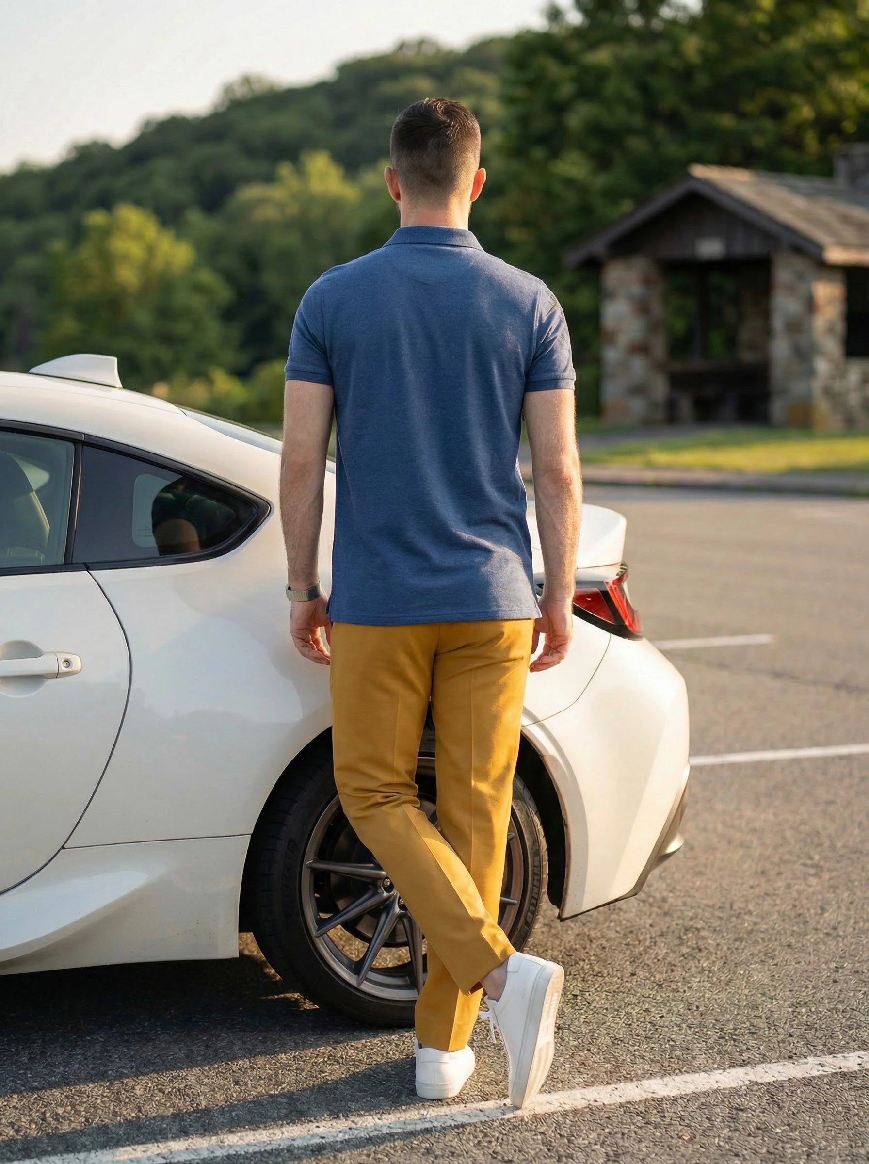 Embroidered Badge Polo Shirt