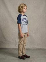 Kids Color Block Graphic T-Shirt