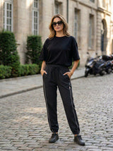 Slim-Fit Stripe Jogger Pants
