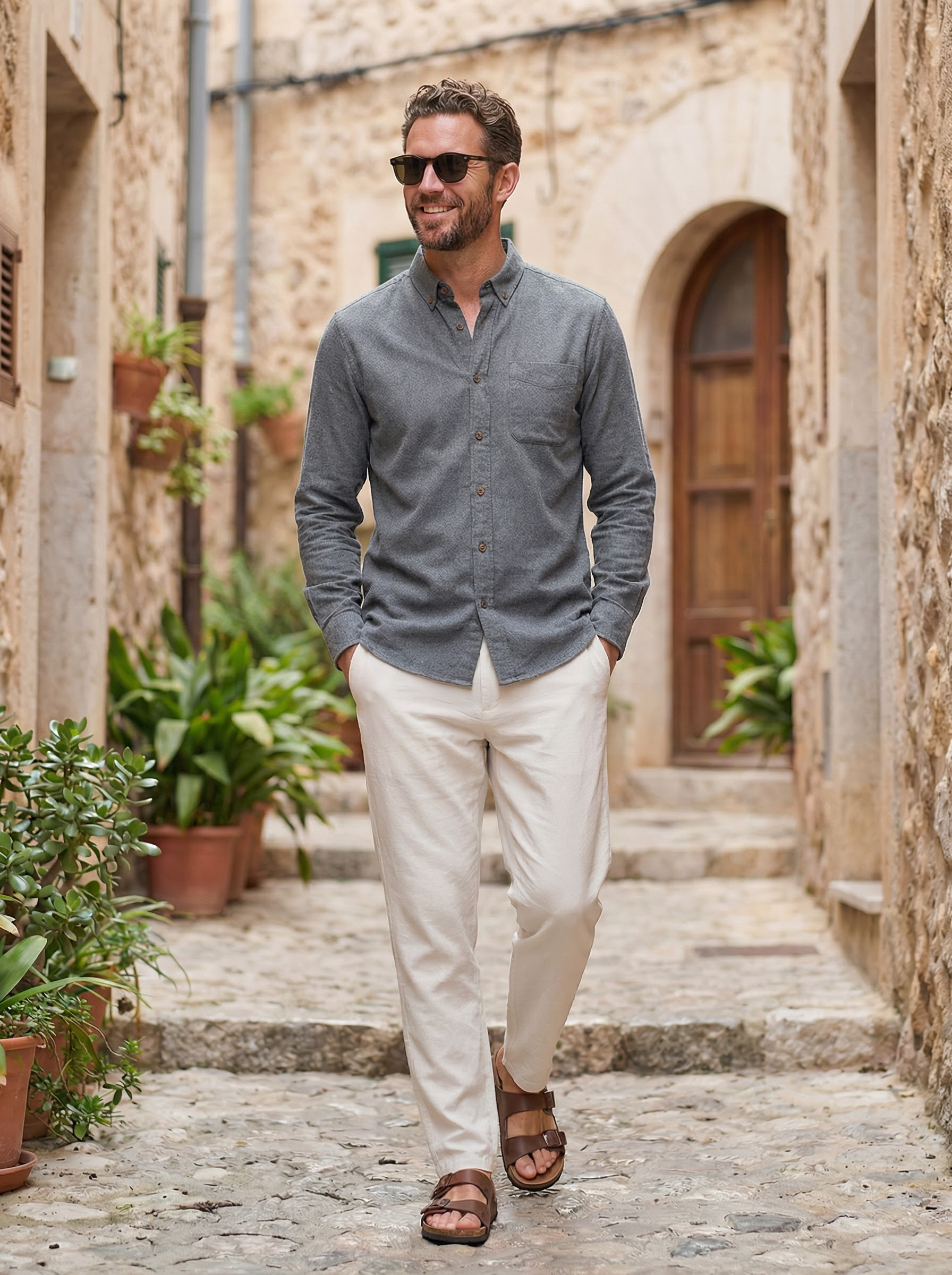 Classic Slim Fit Button-Down Shirt