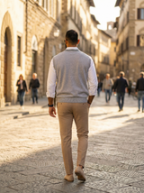 V-Neck Knit Sweater Vest