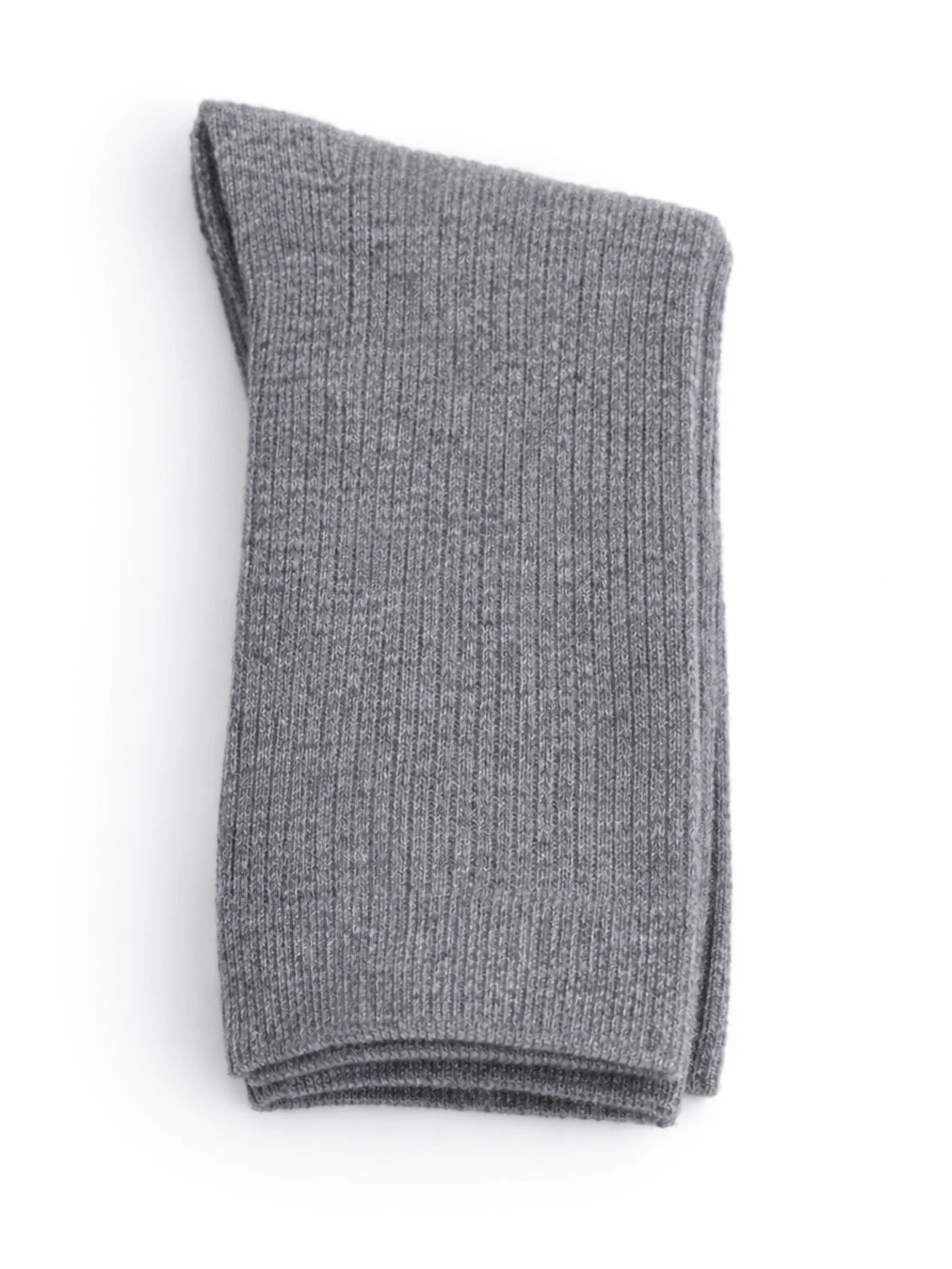 Ribbed Crew Socks