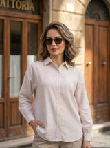 Relaxed Long Sleeve Button Shirt