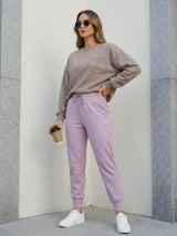 Slim-Fit Drawstring Jogger Pants