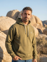 Logo Detail Pullover Hoodie