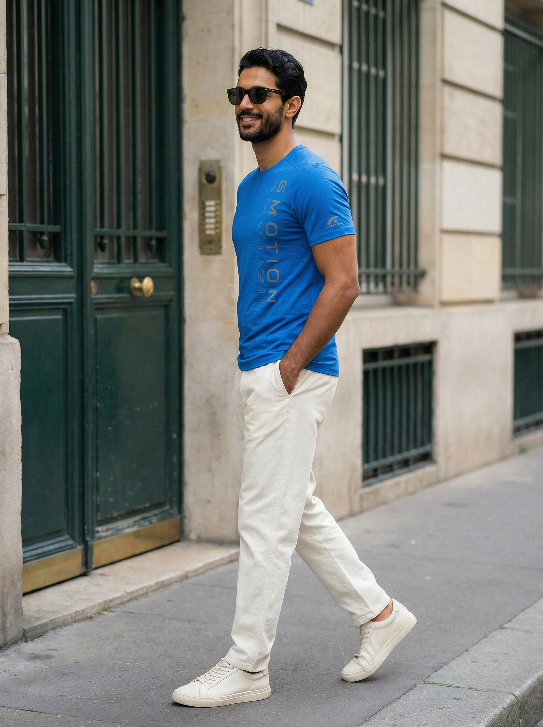 Vertical Logo Crew Neck T-Shirt