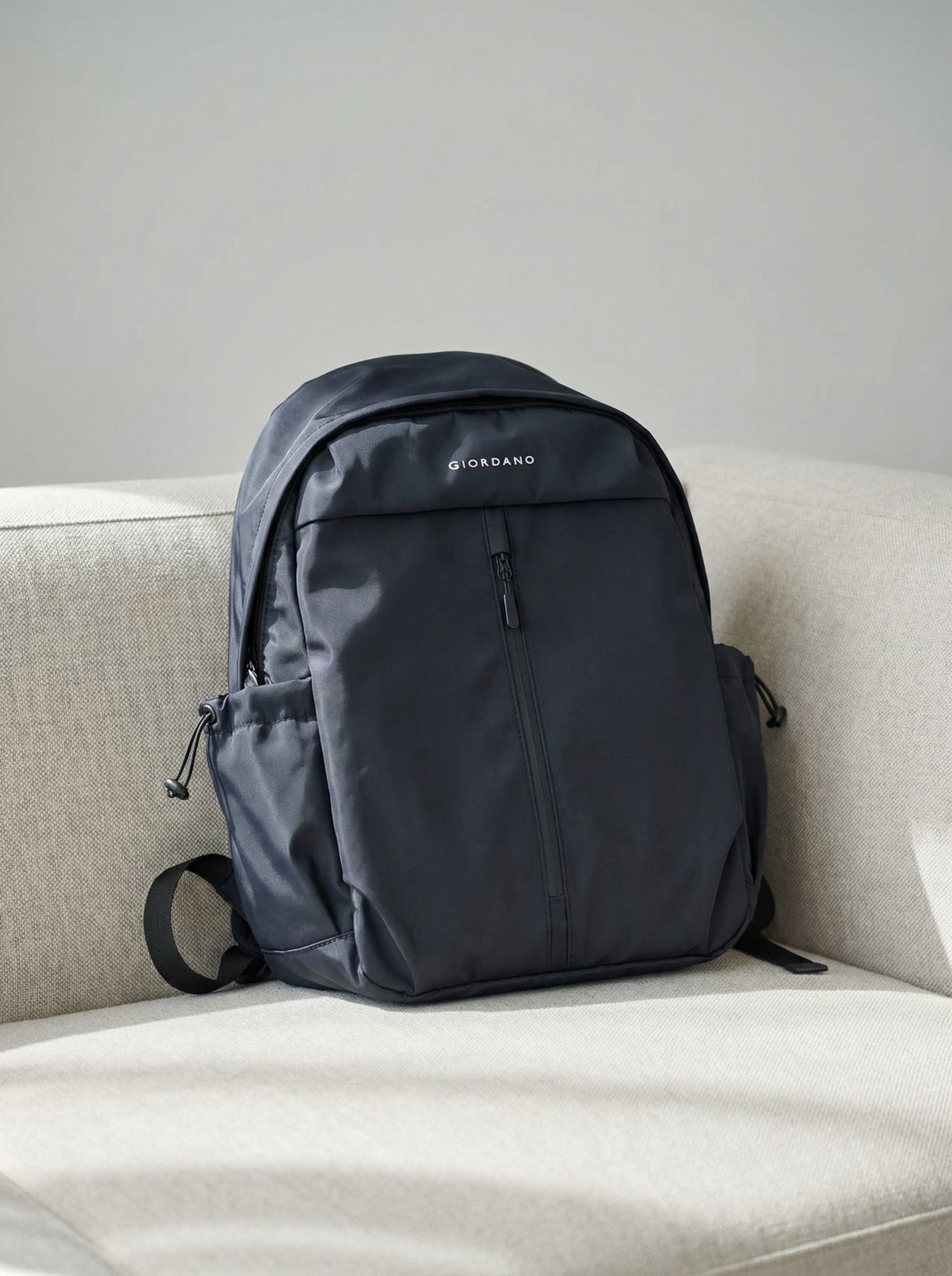Minimal Zip-Front Backpack