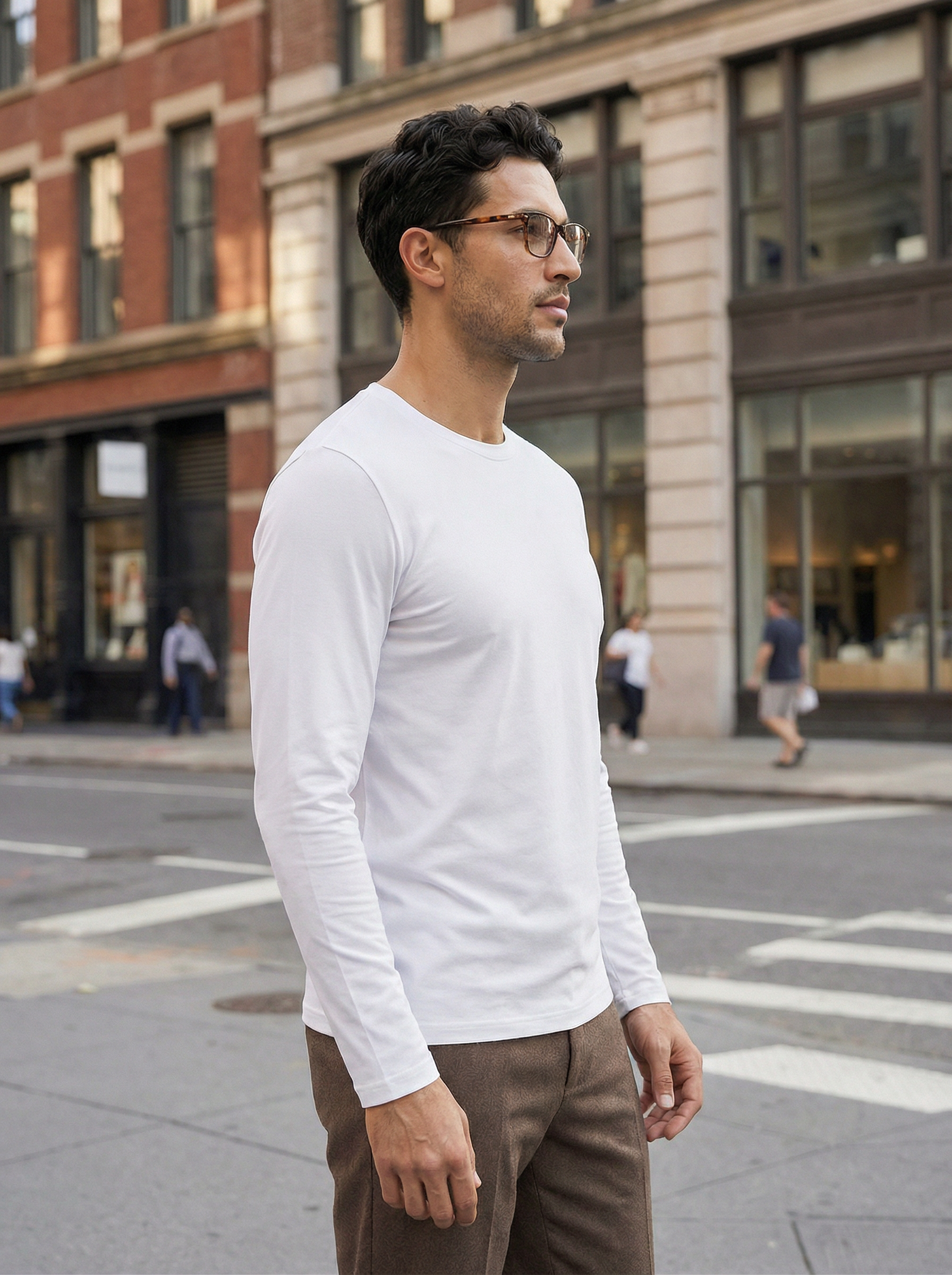 Slim Fit Long Sleeve Under-Shirt