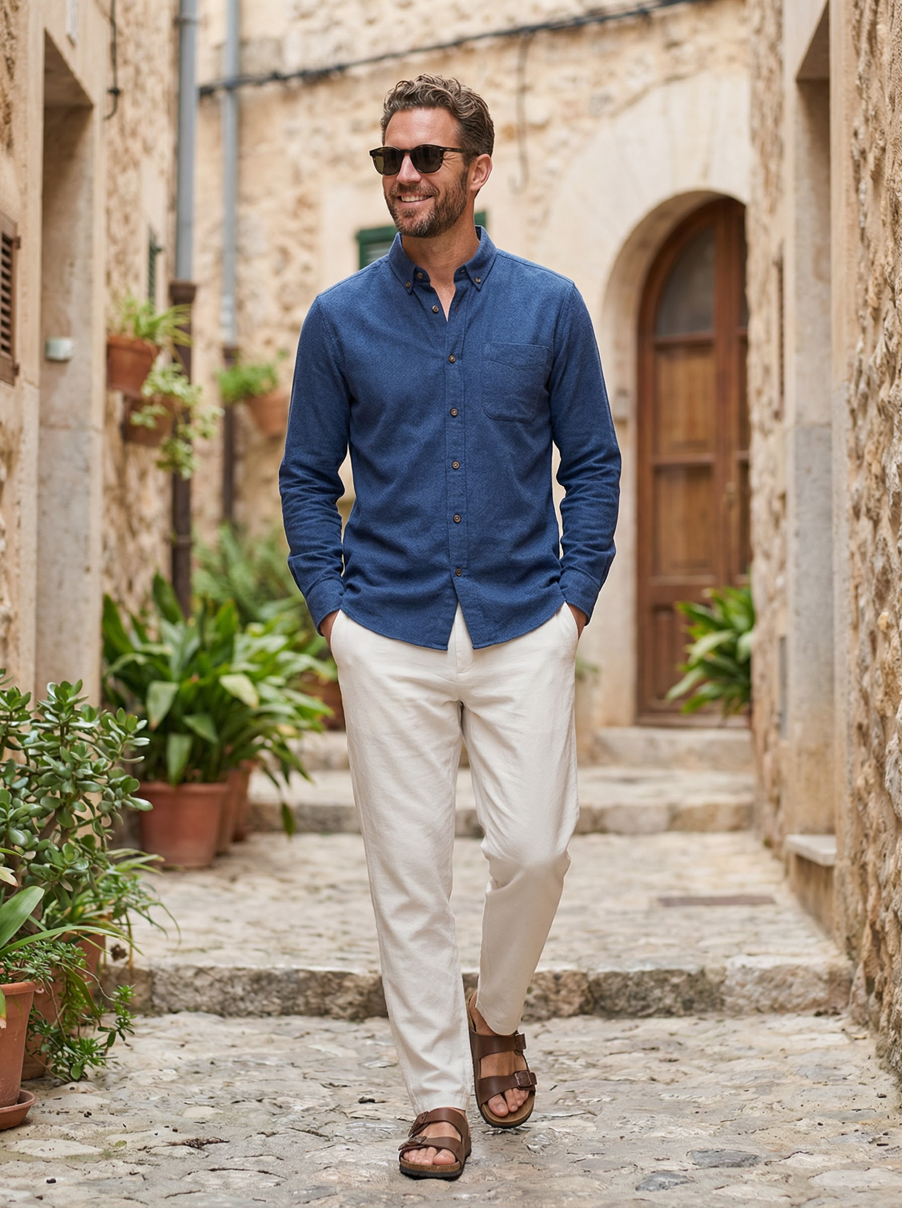 Classic Slim Fit Button-Down Shirt