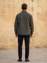 Utility Overshirt with Patch Pockets