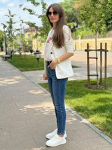 High-Rise Slim-Fit Jeans