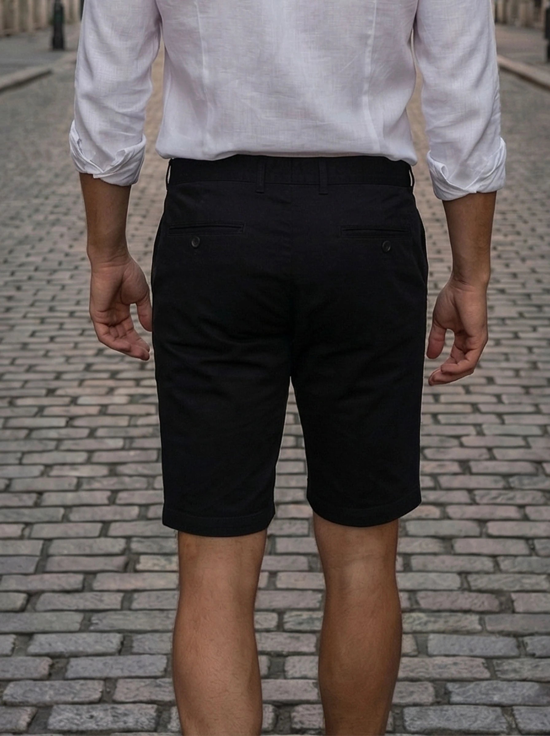 Tailored Cotton Shorts