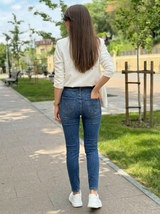 High-Rise Slim-Fit Jeans