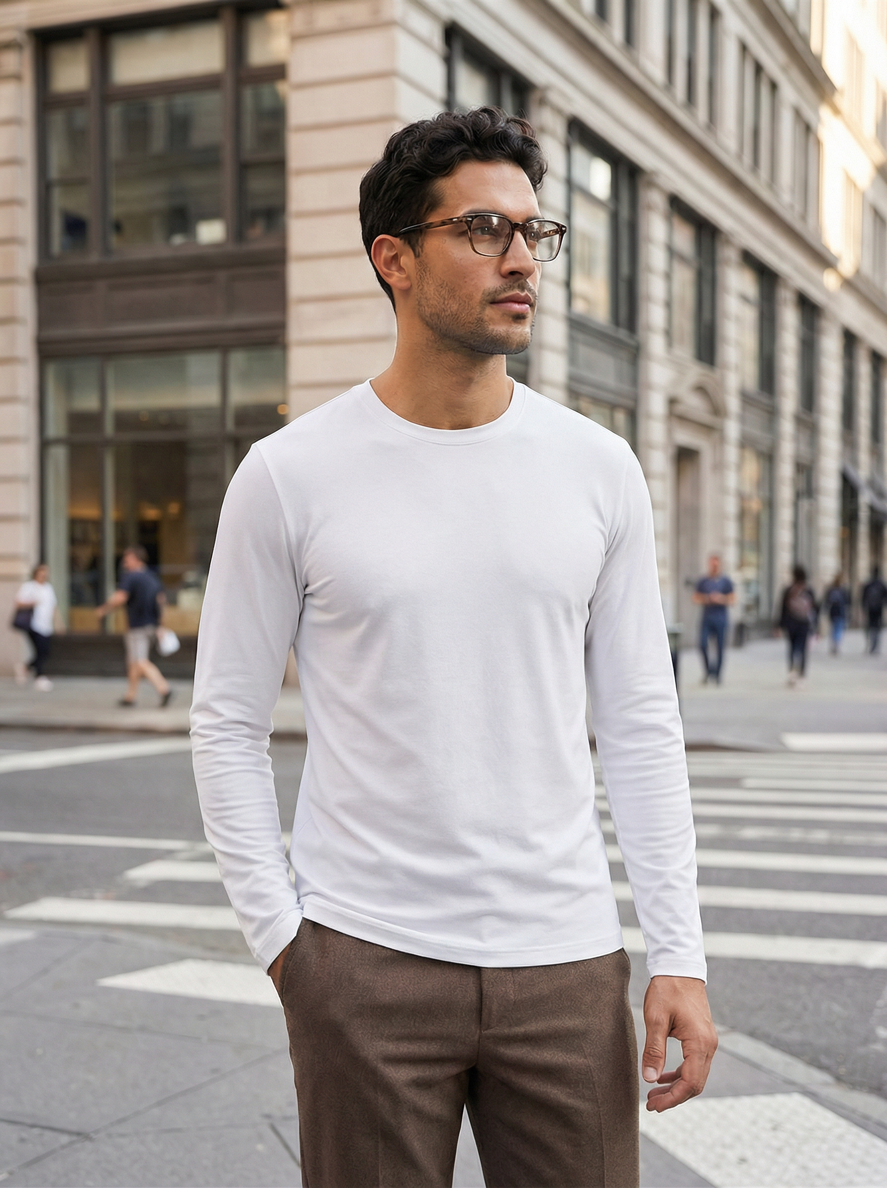 Slim Fit Long Sleeve Under-Shirt