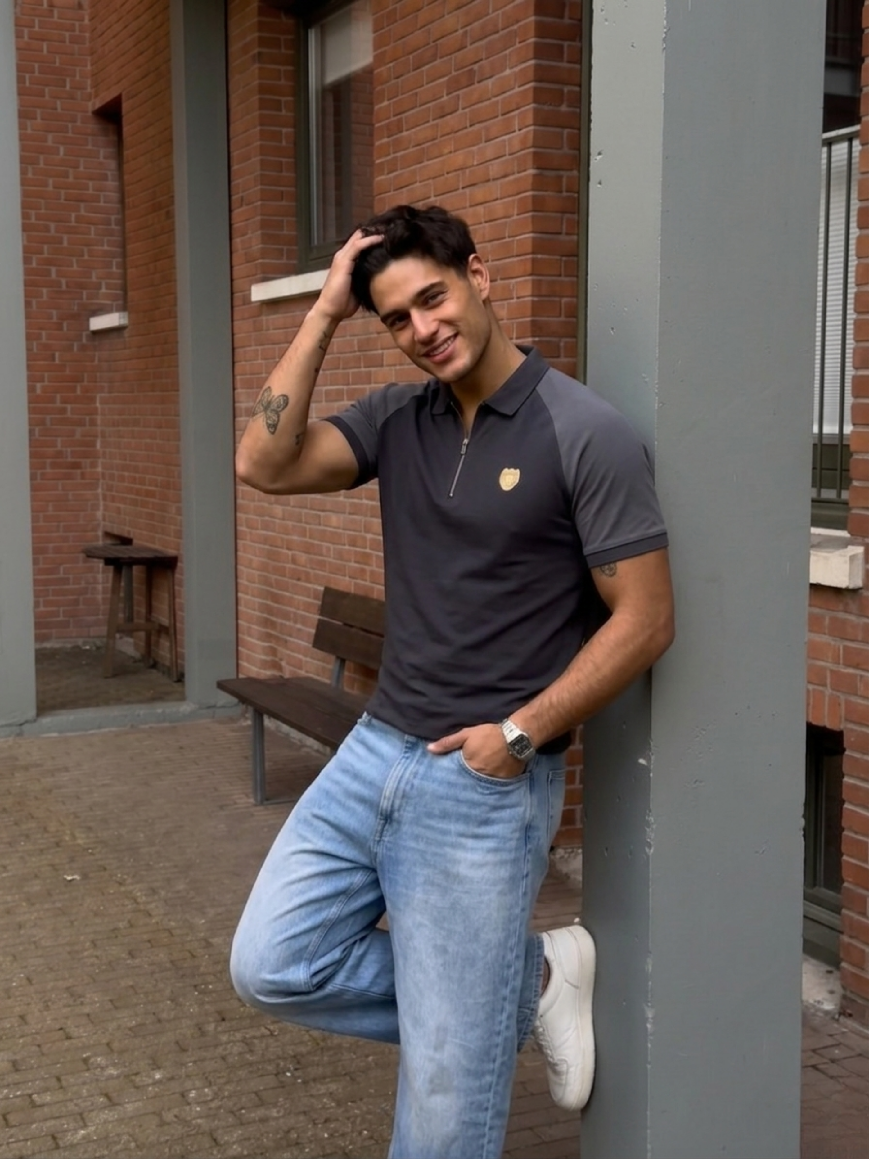 Men’s Graphic Polo T-Shirt