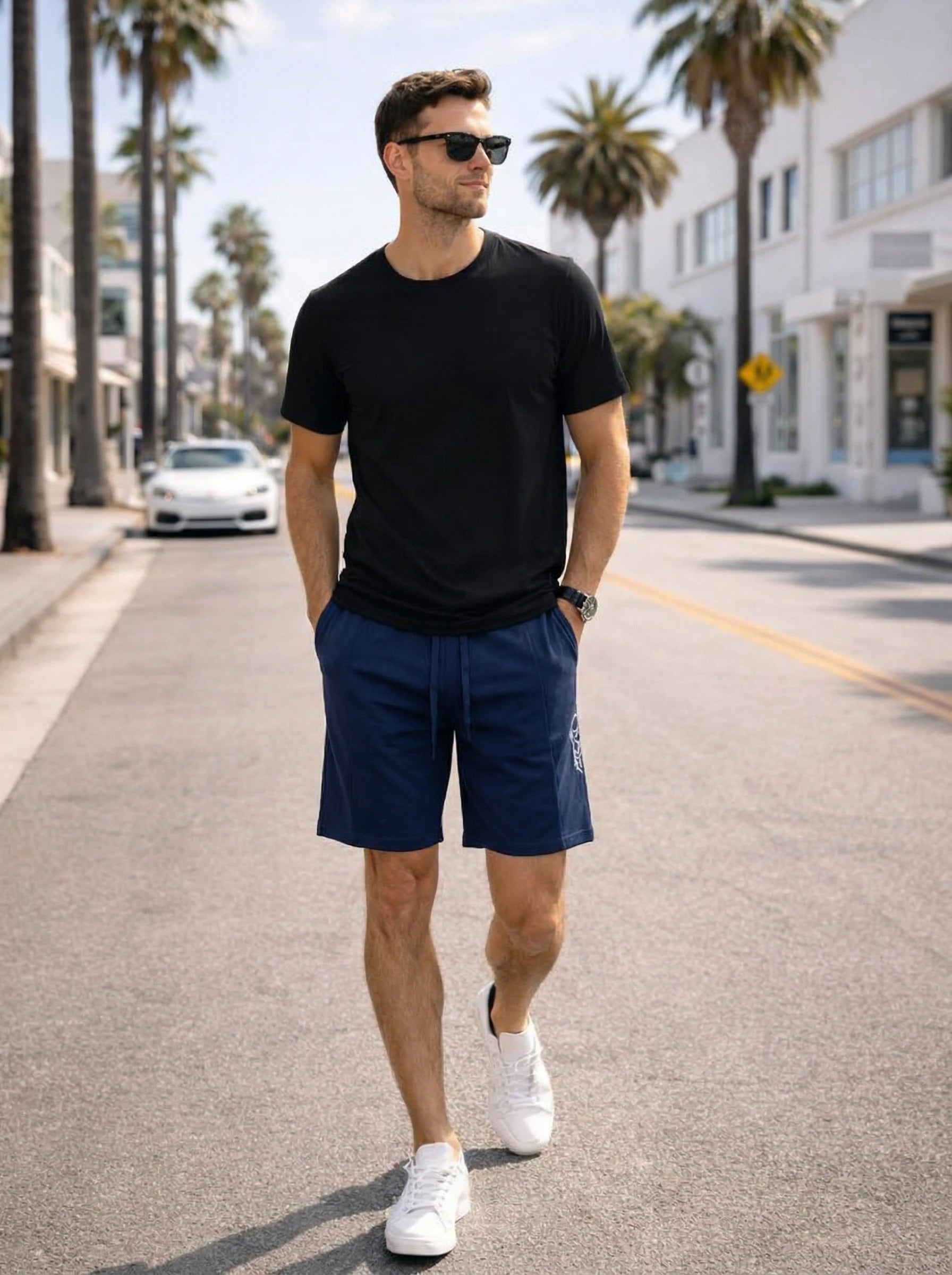Men’s Drawstring Casual Shorts