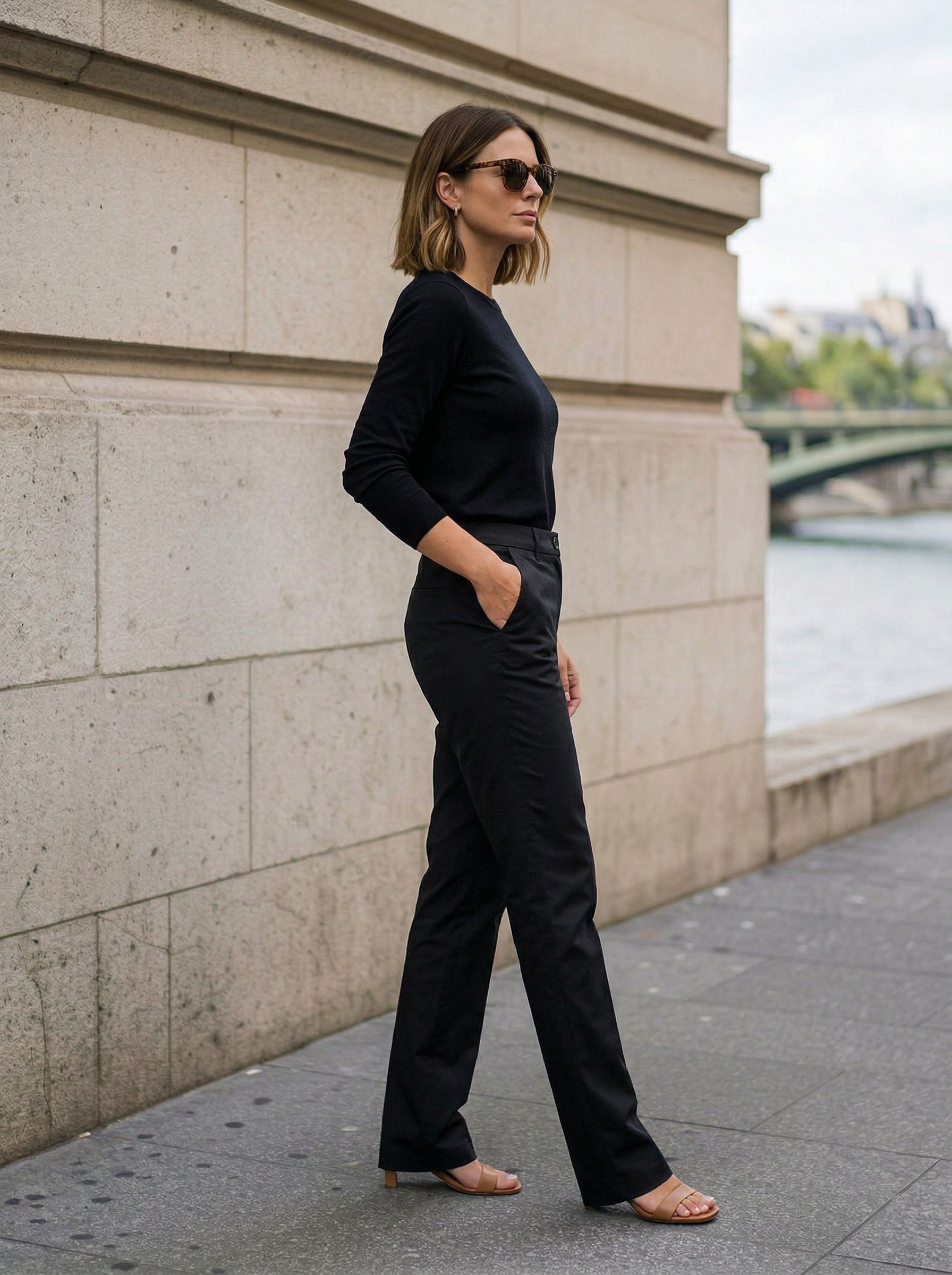 Slim Fit Tailored Pants