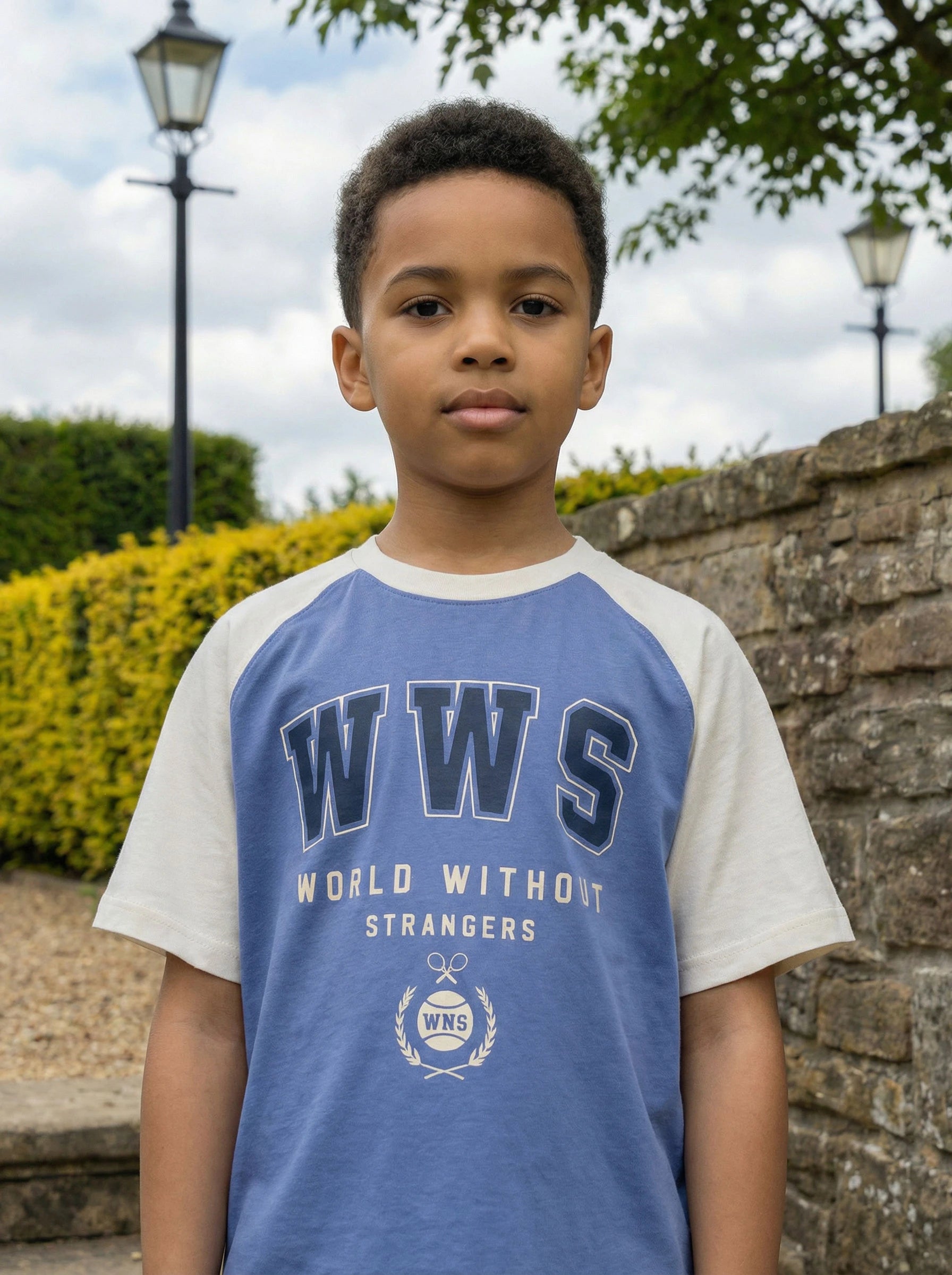 Kids Color Block Graphic T-Shirt