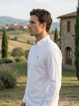 Men’s Striped Button-Down Shirt