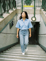 High-Waist Wide-Leg Jeans