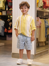 Kid’s Printed Drawstring Shorts