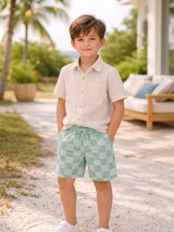 Kid’s Printed Drawstring Shorts
