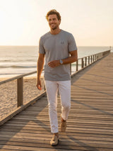 Men’s Minimal Logo Crew Neck T-Shirt