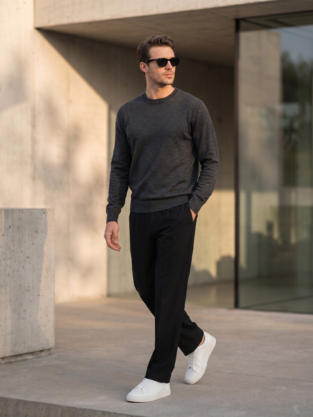 Essential Knit Crewneck Sweater