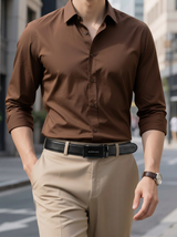 Men’s Leather Buckle Belt