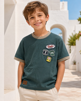 Boys’ Patch Detail Short-Sleeve T-Shirt