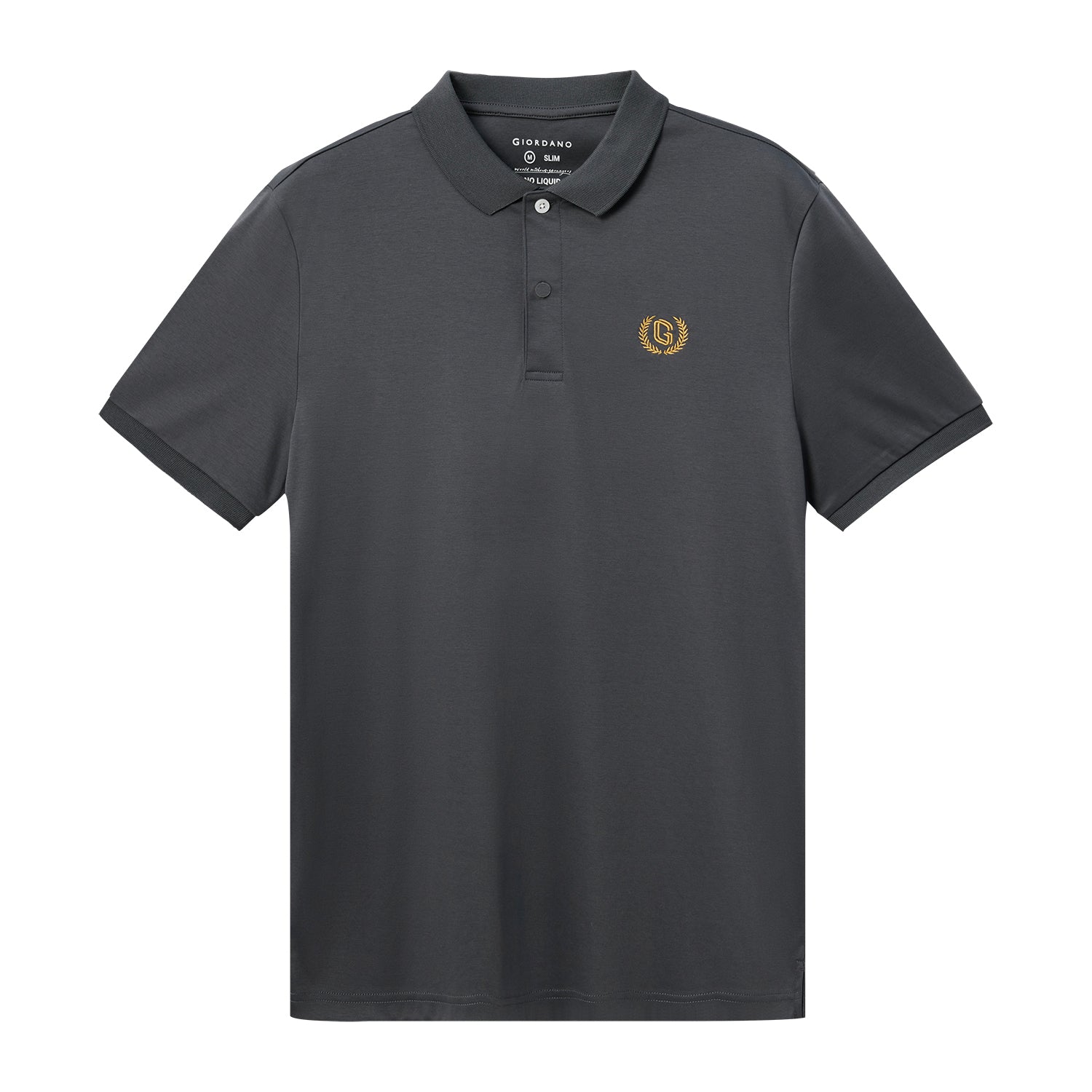LIQUID TOUCH POLO - Grey-75, M image