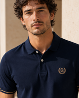 Men’s Embroidered Short-Sleeve Polo Shirt