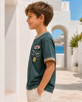 Boys’ Patch Detail Short-Sleeve T-Shirt