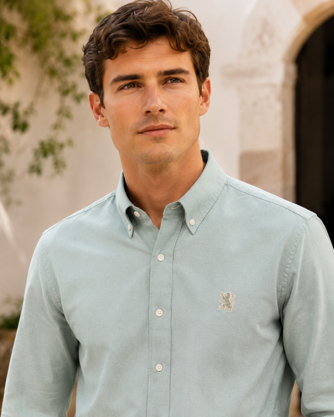 Men’s Long-Sleeve Oxford Shirt