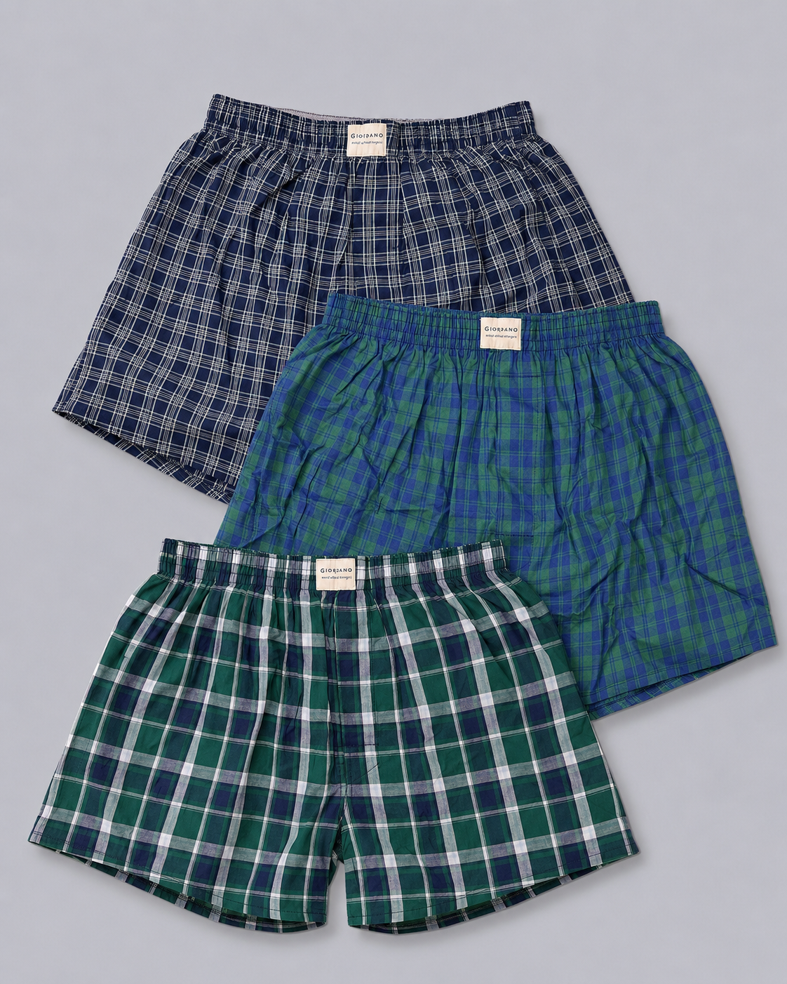 Men’s Woven Boxer Three-Pack