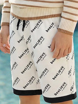 Kids Printed Sports Shorts