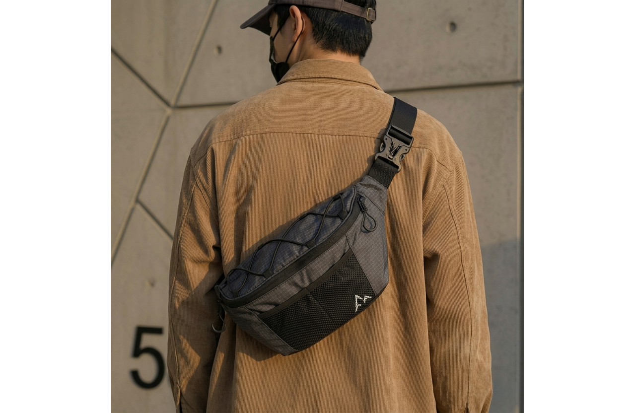 Compact Multi-Pocket Waist Bag