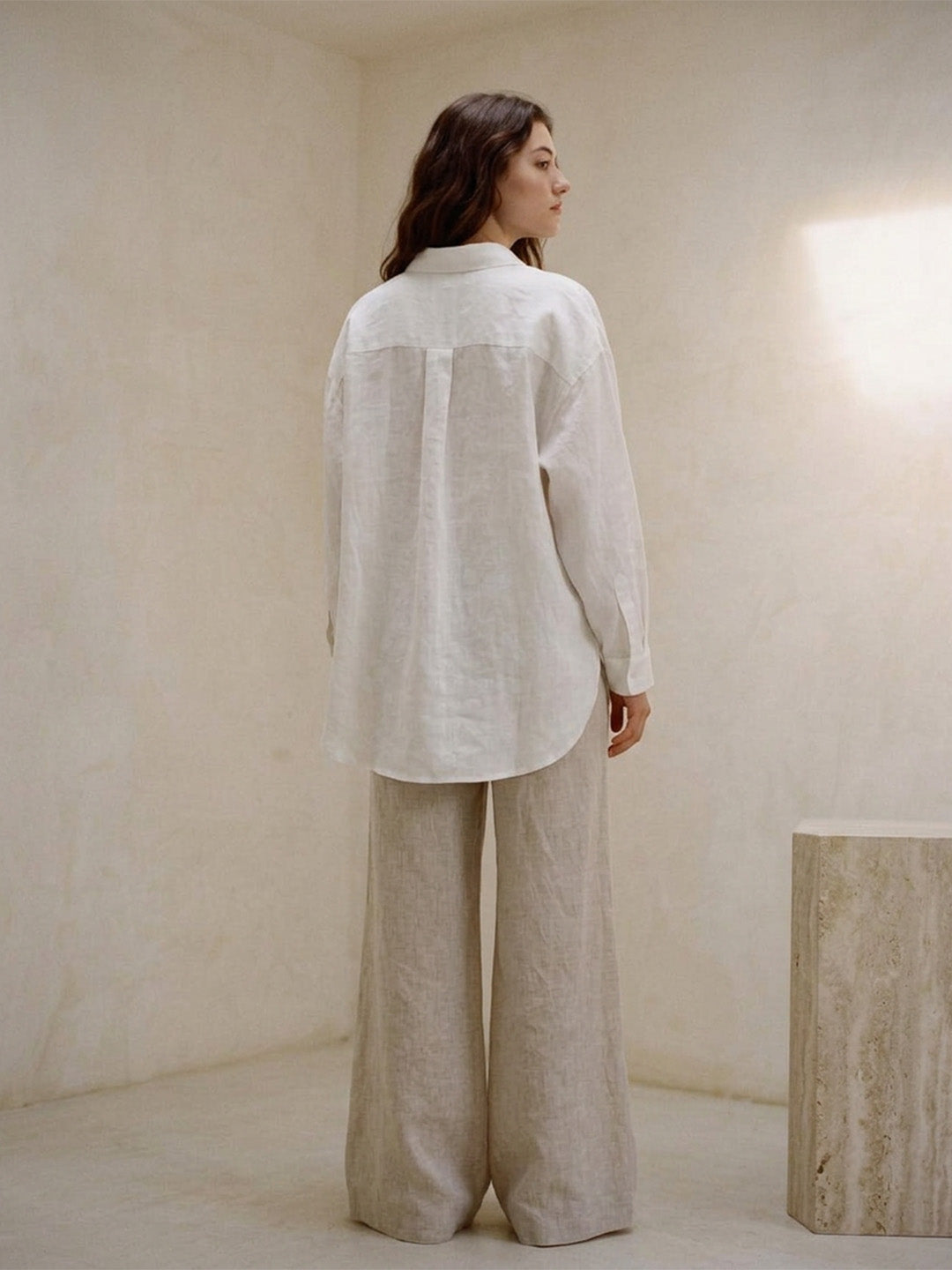 Women's Relaxed Fit Button-Down Shirt