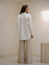 Women's Relaxed Fit Button-Down Shirt