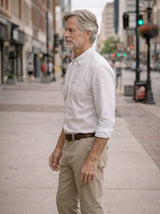 Men’s Printed Button-Down Shirt
