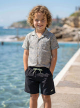 Kids Color Block Sports Shorts