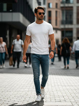 Men’s Minimal Logo Crew Neck T-Shirt