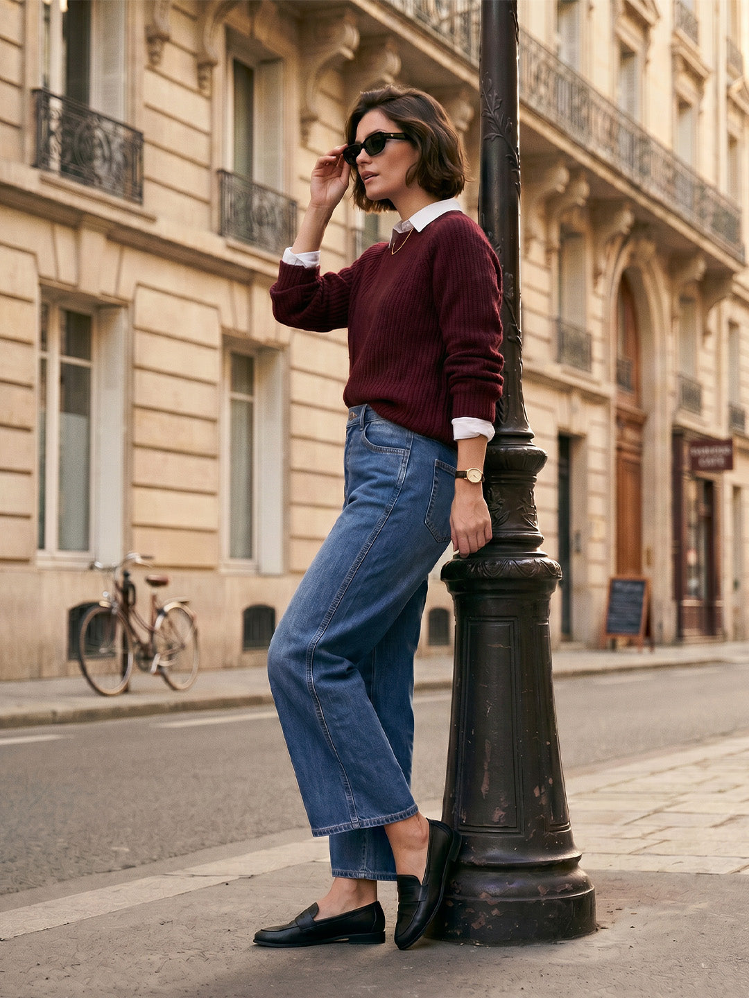 High-Rise Wide Leg Jeans