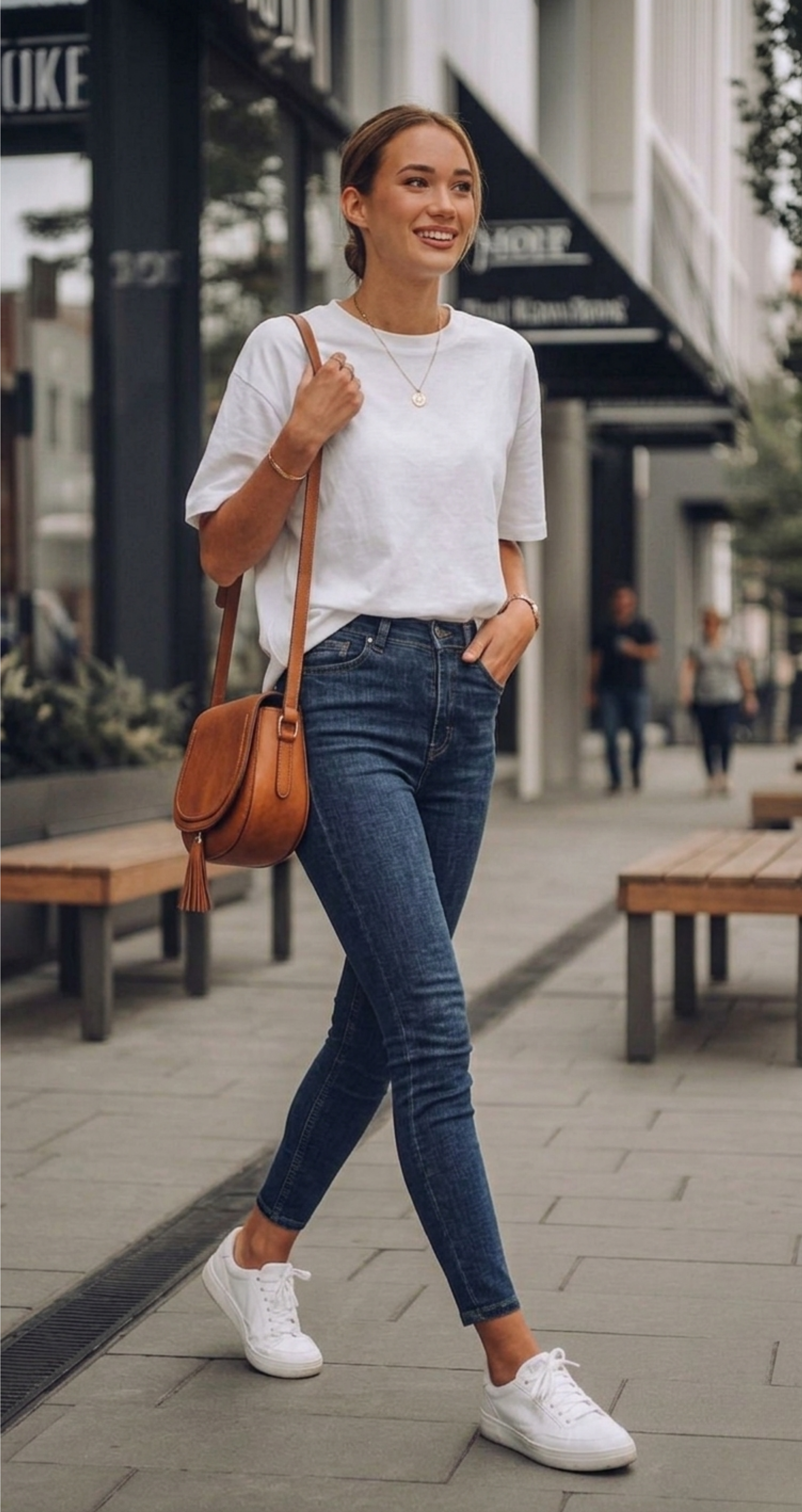 High-Rise Slim-Fit Jeans