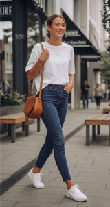 High-Rise Slim-Fit Jeans
