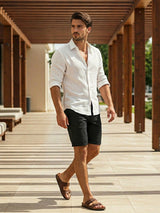 Tailored Cotton Shorts