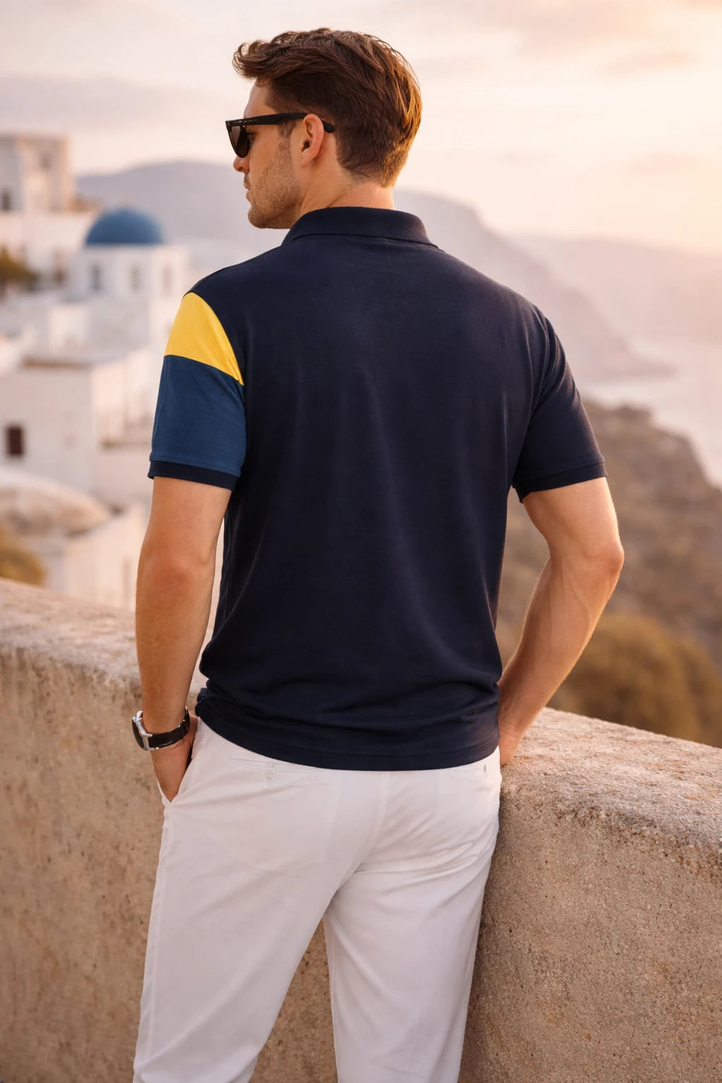 Embroidered Badge Polo Shirt