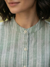 Women’s Striped Button-Front Shirt